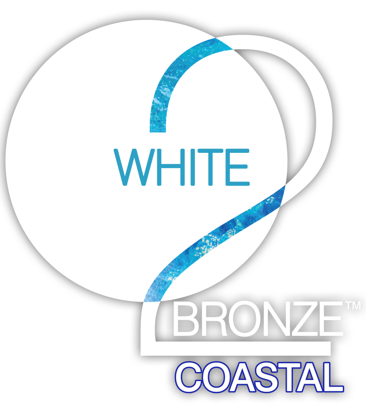White 2 Bronze Coconut Logo