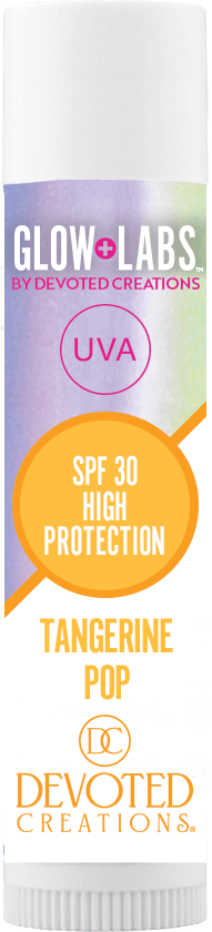Glow Labs Tangerine Pop SPF Lipbalm Devoted Creations