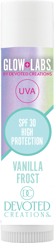 Glow Labs Vanilla Frost SPF Lipbalm Devoted Creations